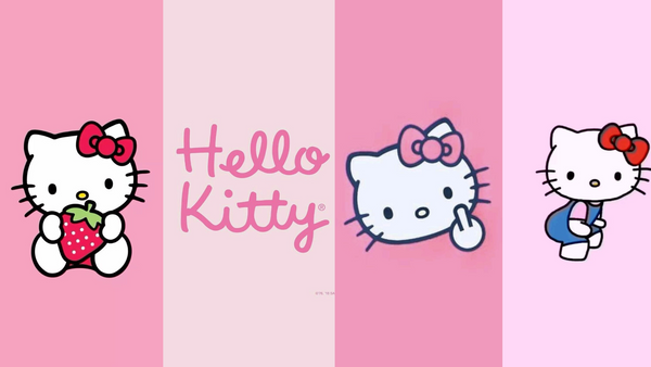 kitty wallpaper hello