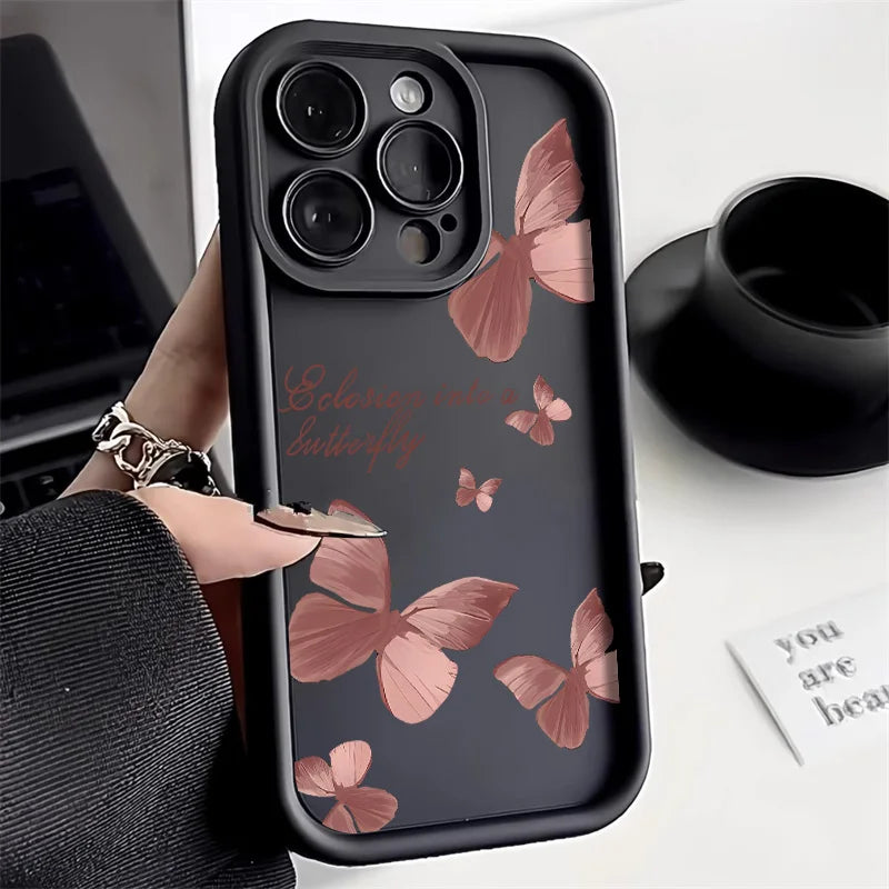 Pink Butterfly Phone Case