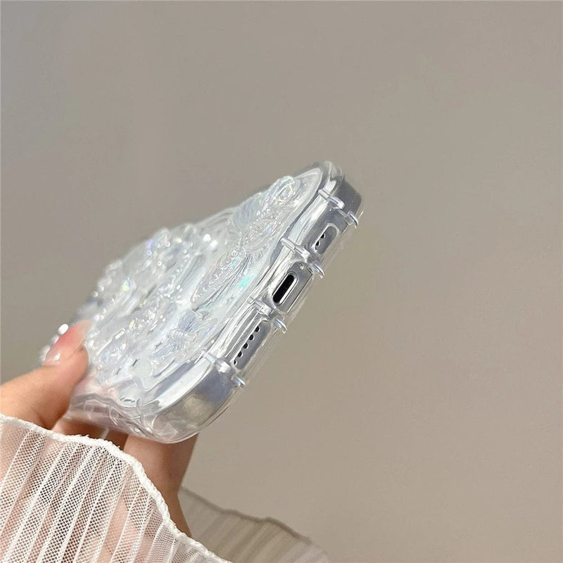 Clear Butterfly Phone Case