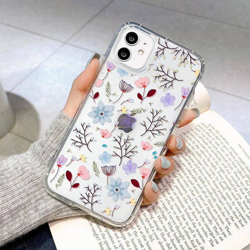 Clear Flower Phone Case