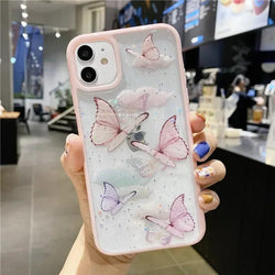 Glitter Butterfly Phone Case