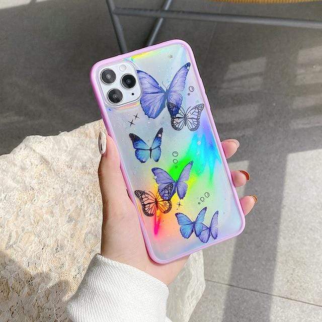 Glitter Butterfly Phone Case