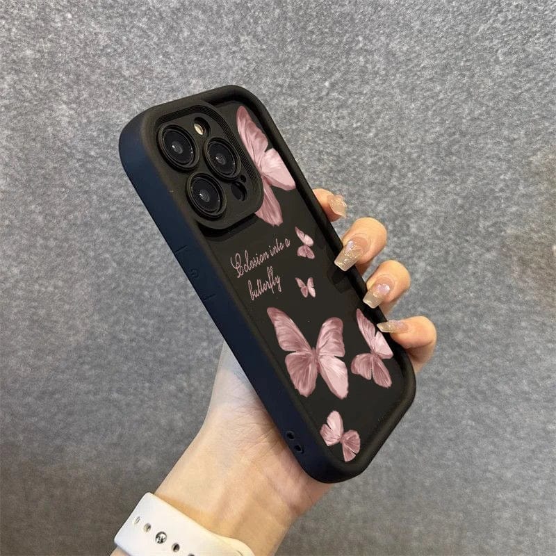 Pink Butterfly Phone Case