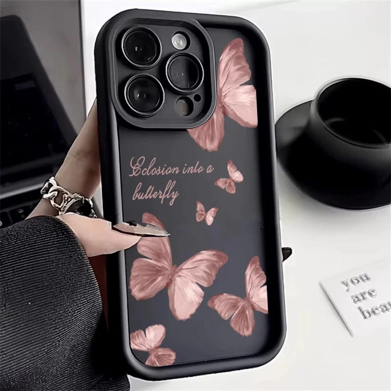 Pink Butterfly Phone Case