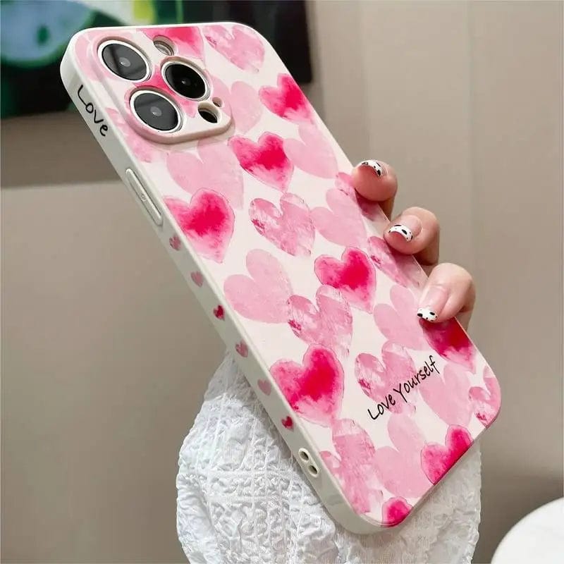 Pink Heart Phone Case