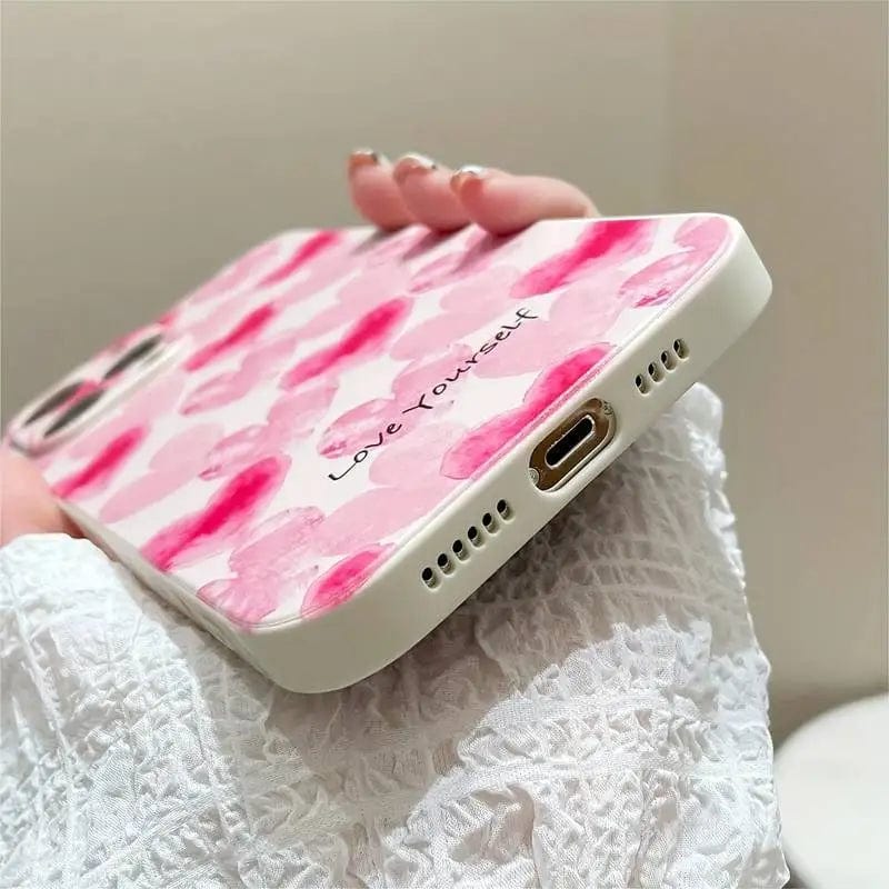 Pink Heart Phone Case