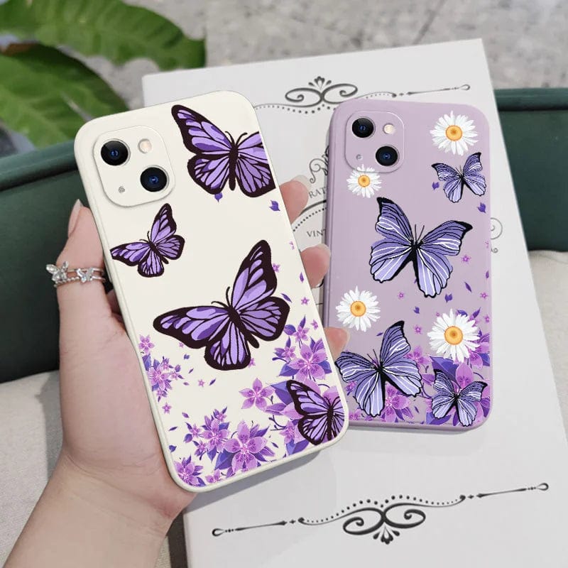 Purple Butterfly Phone Case