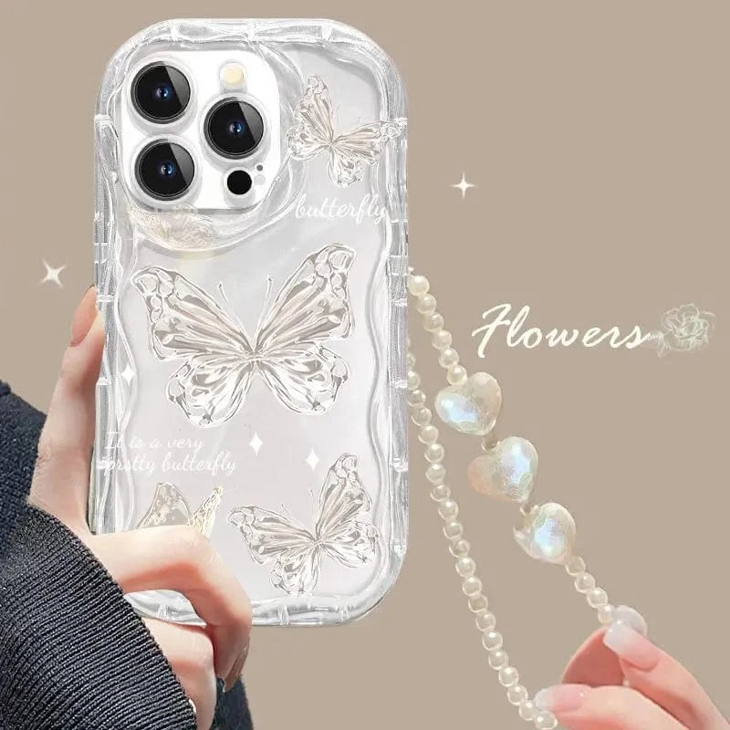 White Butterfly Phone Case