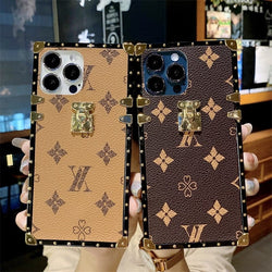 Luxury Luggage Trunk Box Cases For Iphone 14 13 12 11 Pro Max